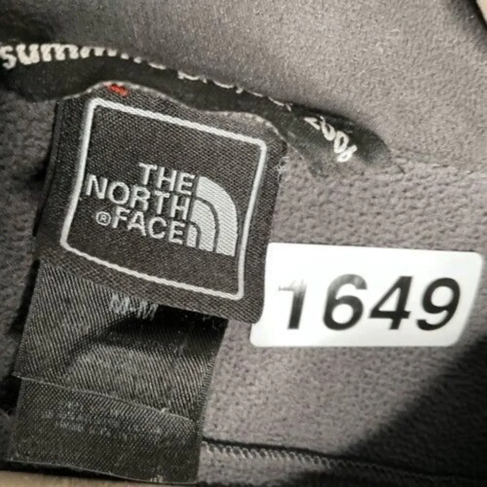 VTG 90s The North Face Carstensz Pyramid 4884m Full Jacket Men Size M Black Rare